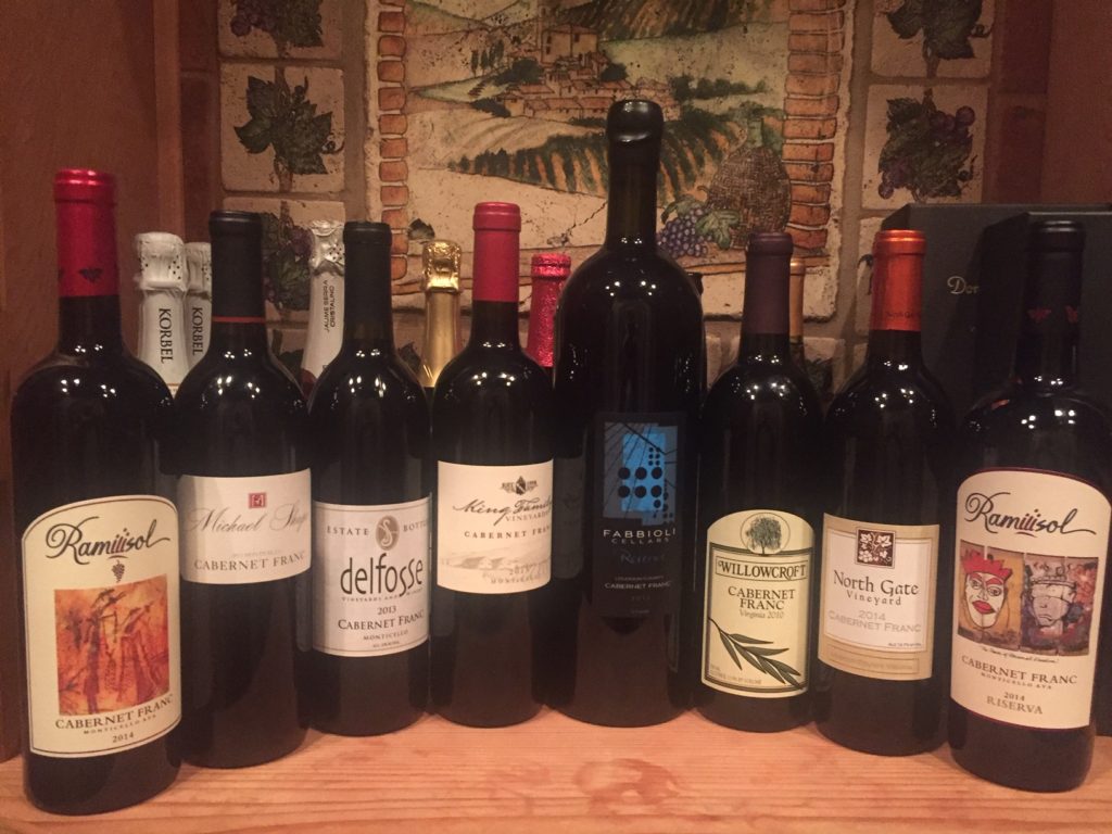 8 bottles of Virginia Cabernet Franc