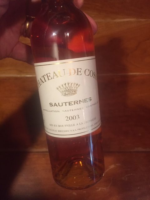 Sauternes Wine from France